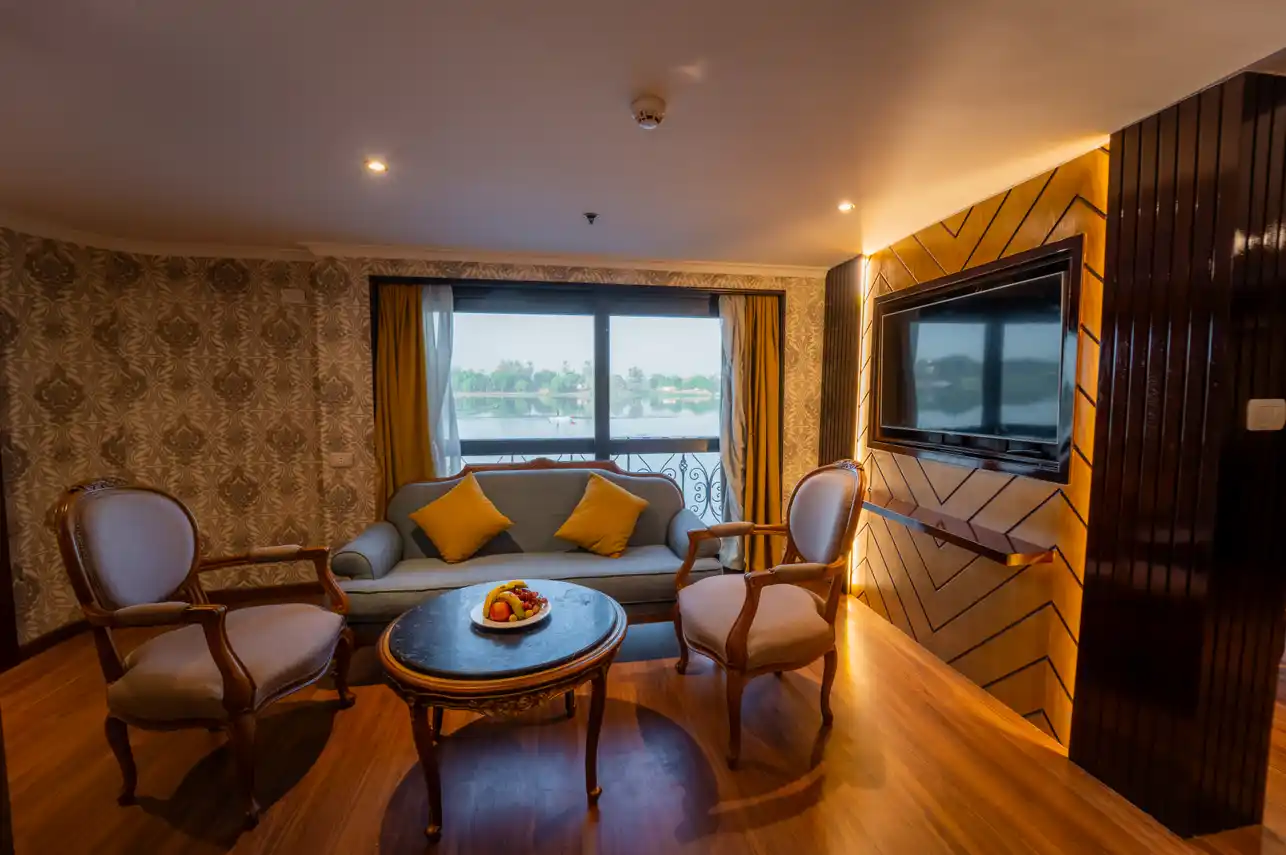 Cabin aboard the City and Sea Adonis Nile Cruise Nile cruise